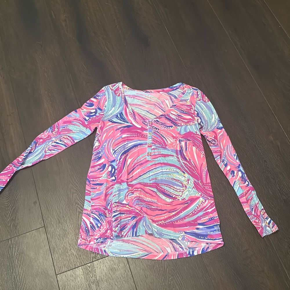 Lilly Pulitzer, long sleeve shirt
